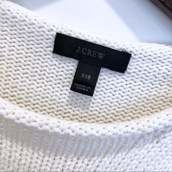 J.Crew Americana Cream & Navy Sweater XXS - Picture 2 of 8